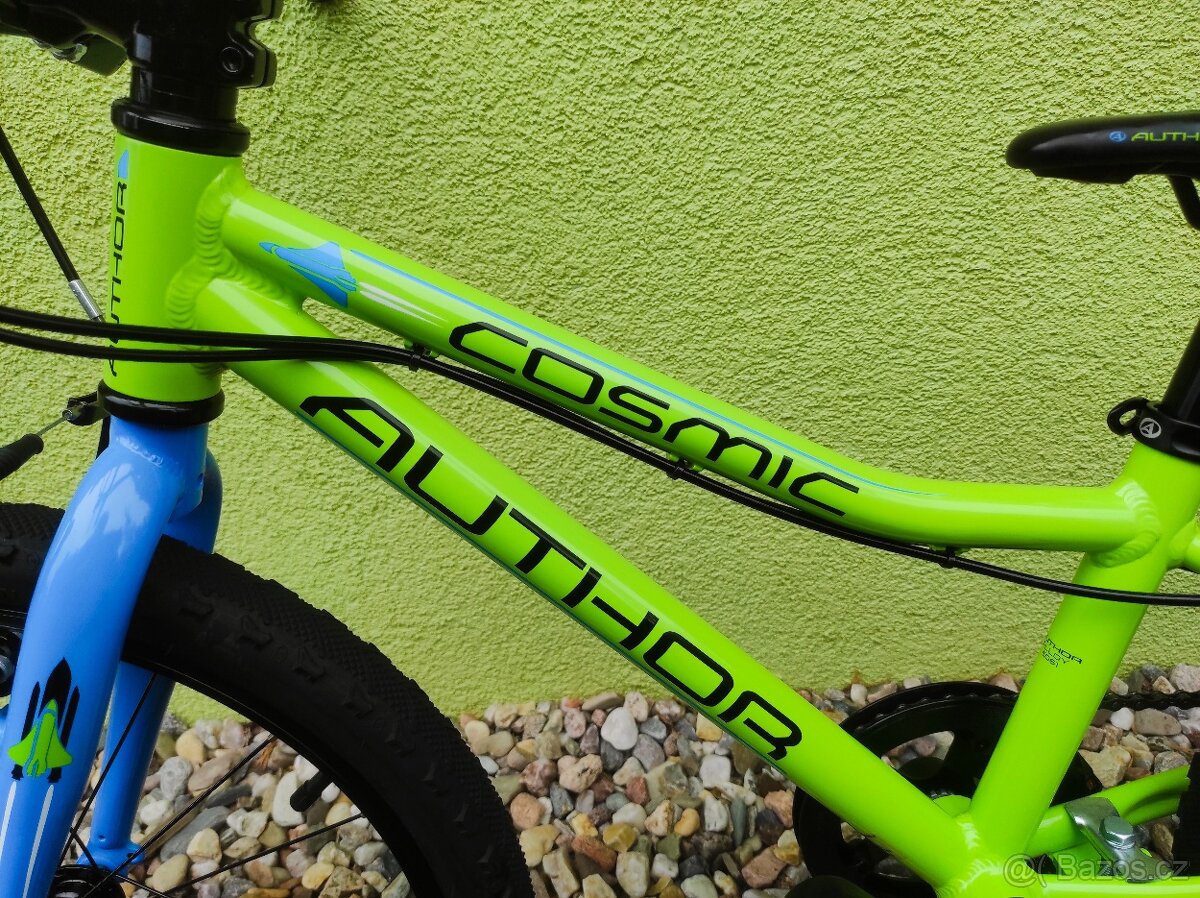 Značkové dětské kolo Author Cosmic 20" (zelená/modrá) - 9