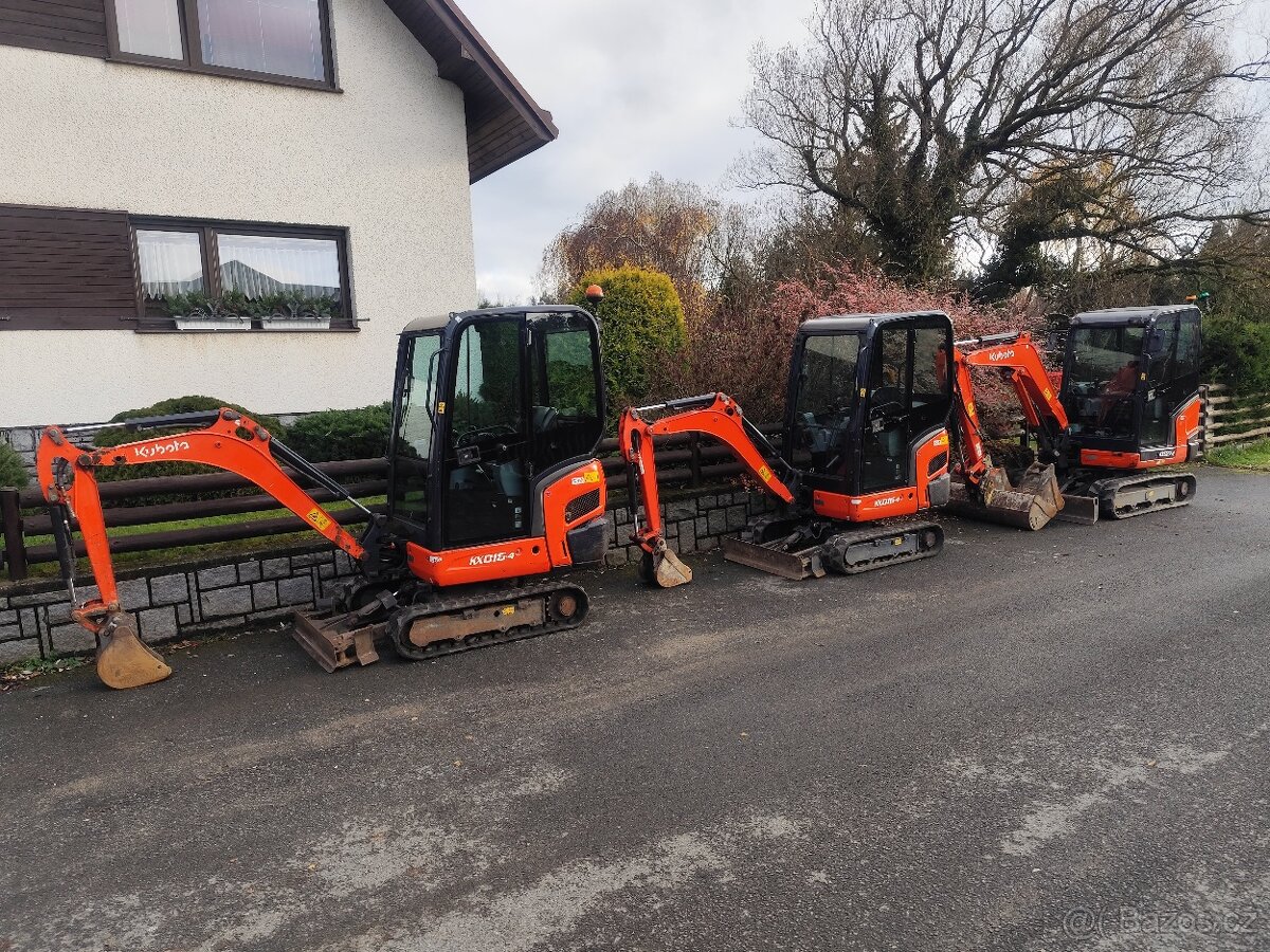 Minibagr Kubota KX016-4, rok 2016, 2100mth TOP - 9