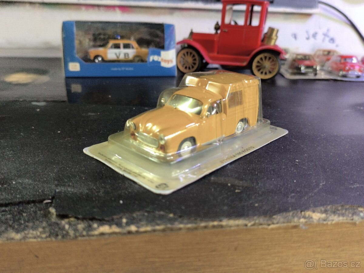 Modely autíček wartburk - 9