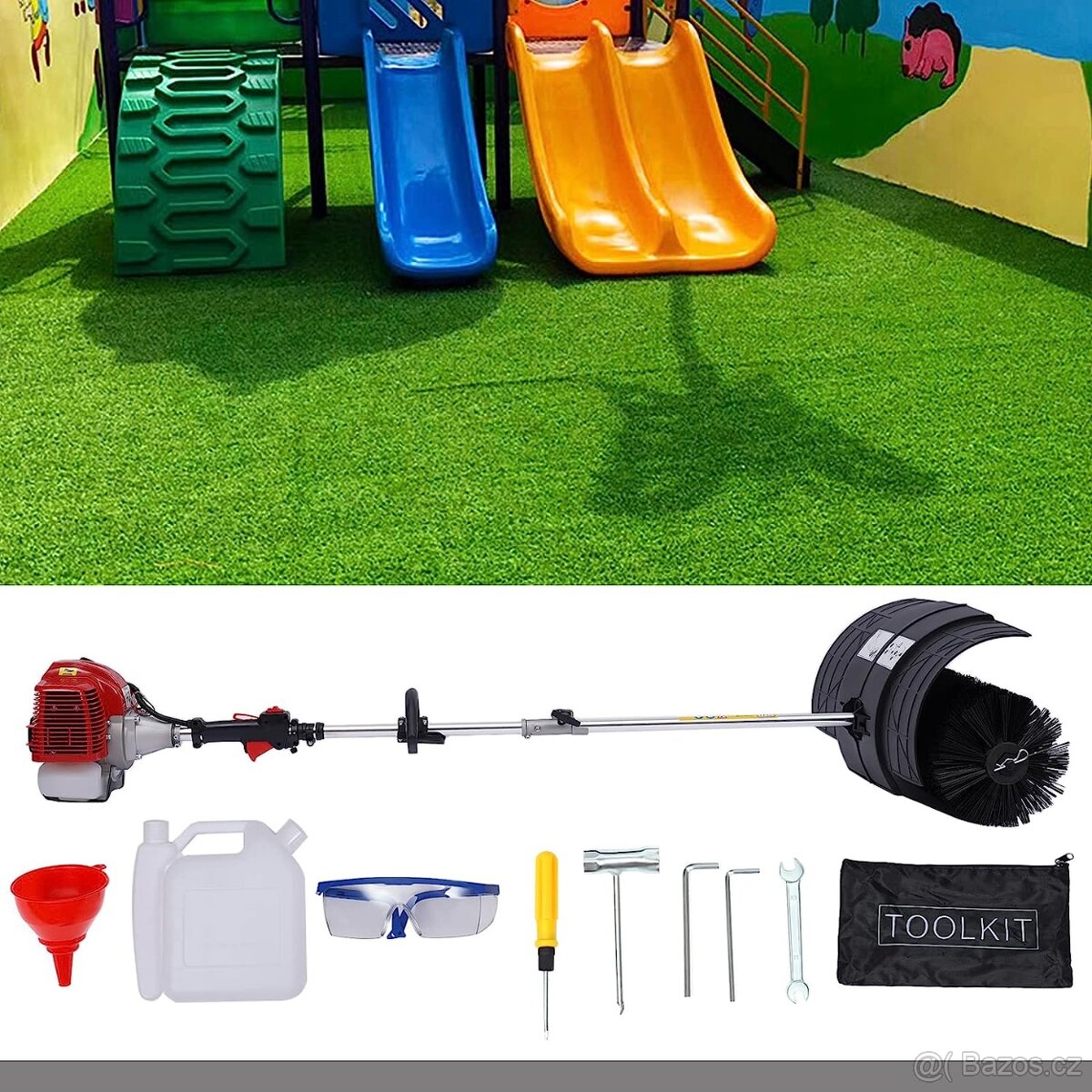 Benzínový zametací kartáč - nepoužitý v original obalu - 9