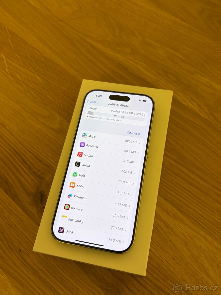 iPhone 16 Pro 128Gb White Titanium 92% Krásný stav - 9