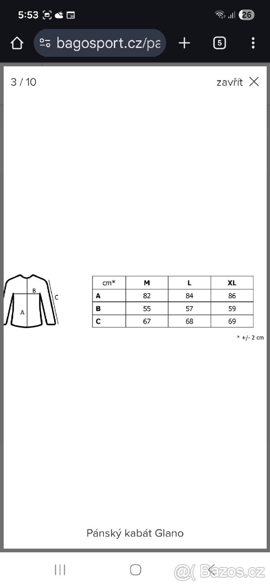 2x Akce Pánský nový kabát šedý velikost 1x M a 1x XL - 9