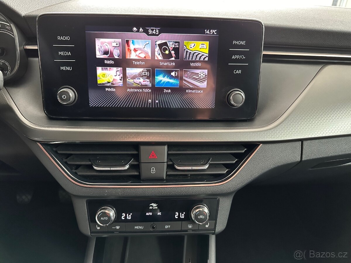 Škoda Scala 1.0 TSI 81 KW - CZ - 1.Majitel - DPH - 9