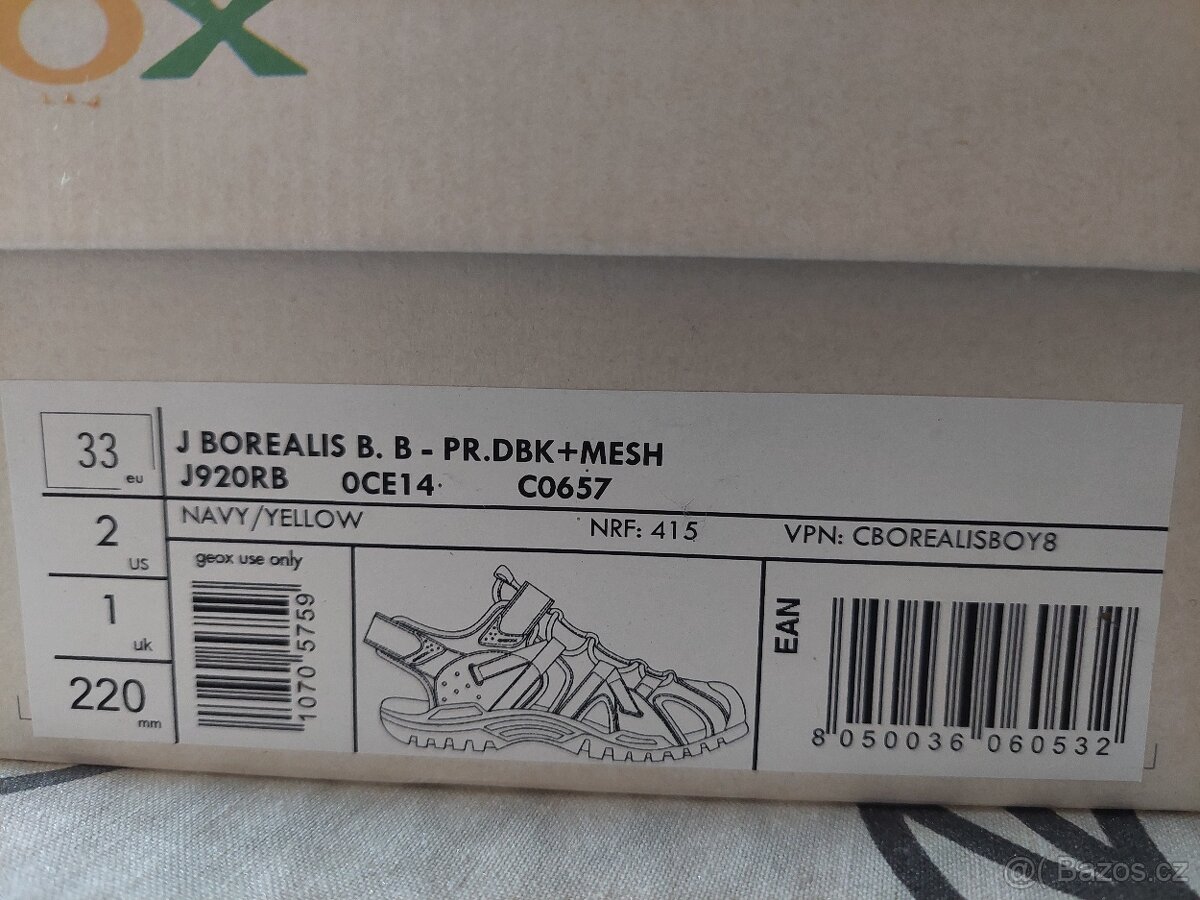 Sandály boty Geox Borealis vel. 33 - 9