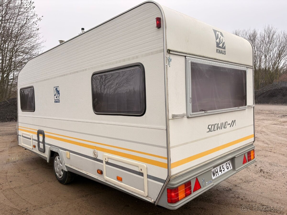 KNAUS 490, nová STAN, WC, extrémně zachovalý, 100km/h - 9