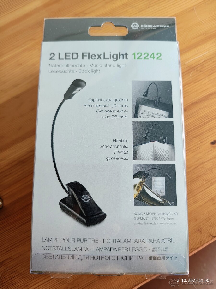 Lampička na notový stojan - 9