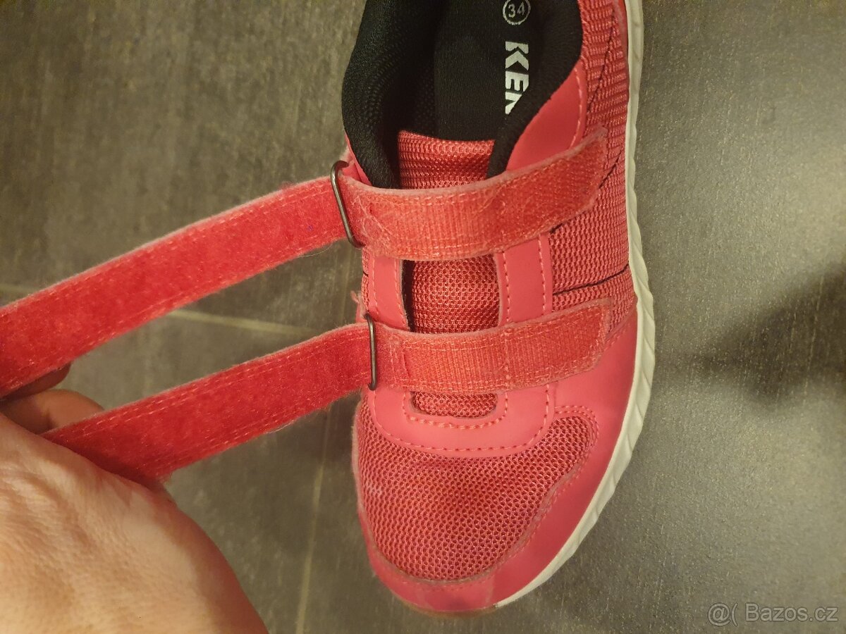 Tenisky KENSIS růžové, vel. 34 - 9