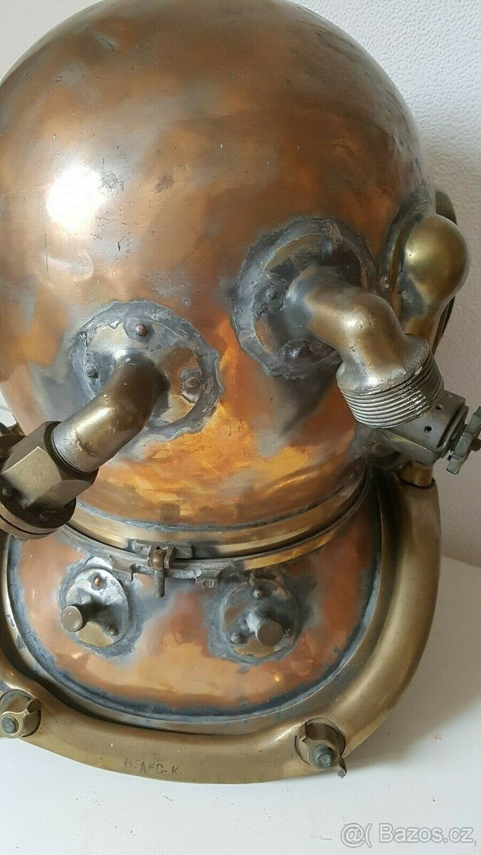 Potápěčská helma Siebe Gorman se 6 šrouby, pracovní helma, o - 9