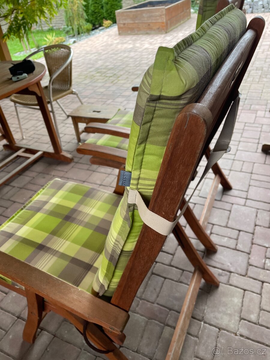 Doppler - zahradní nábytek, židle, stůl+podsedáky - 9