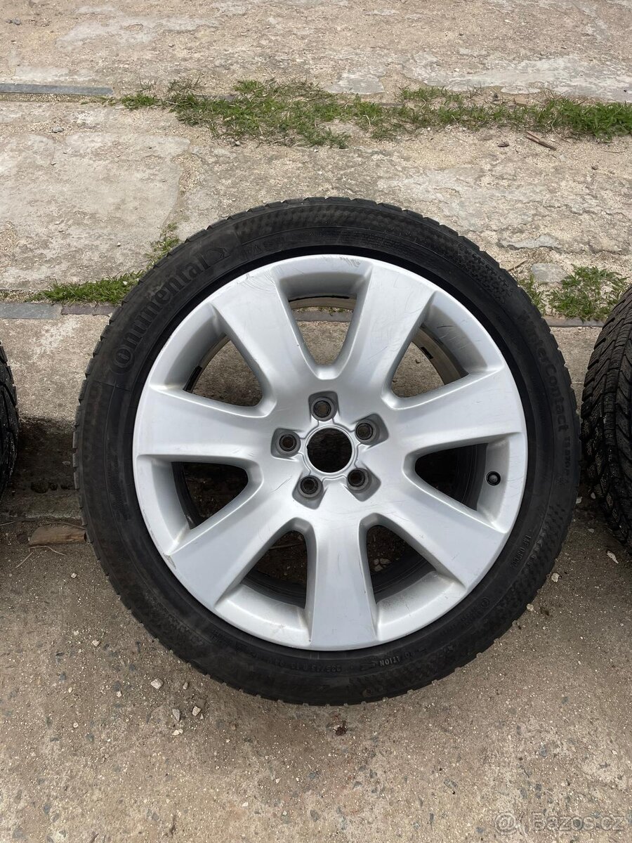 Alu kola 5x112, pneu Continental zimní 235/45 R18 - 9