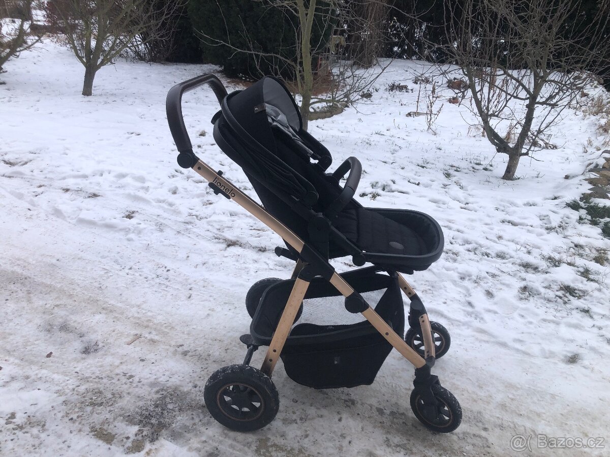 Kočár Lionelo AMBER 2v1 Black Onyx - 9