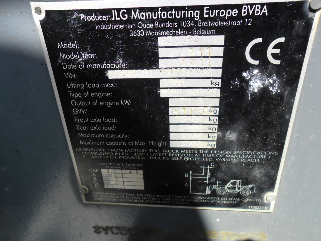 Manipulátor JLG 3513PS - 9