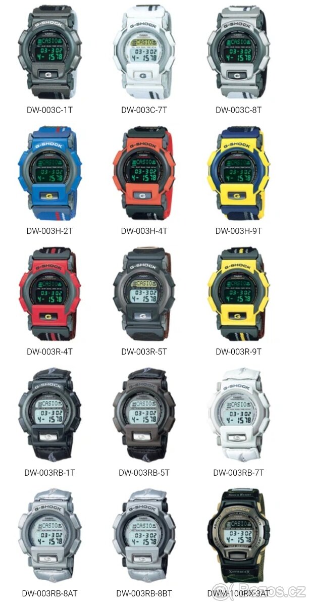 CASIO G-SHOCK DW-003 TOUGH LABEL - 9