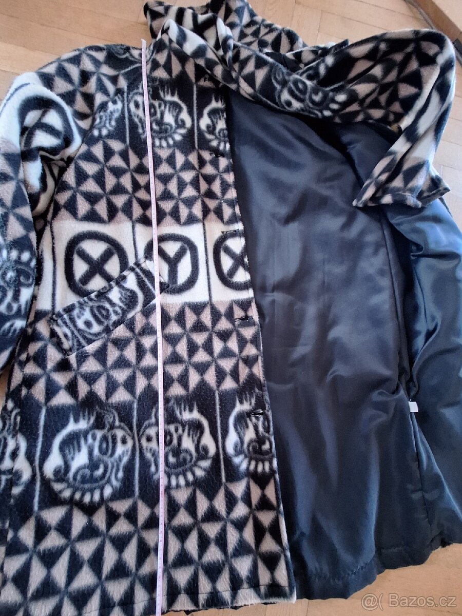 Kabát vlněný dámský kabát vel. XXL - 9