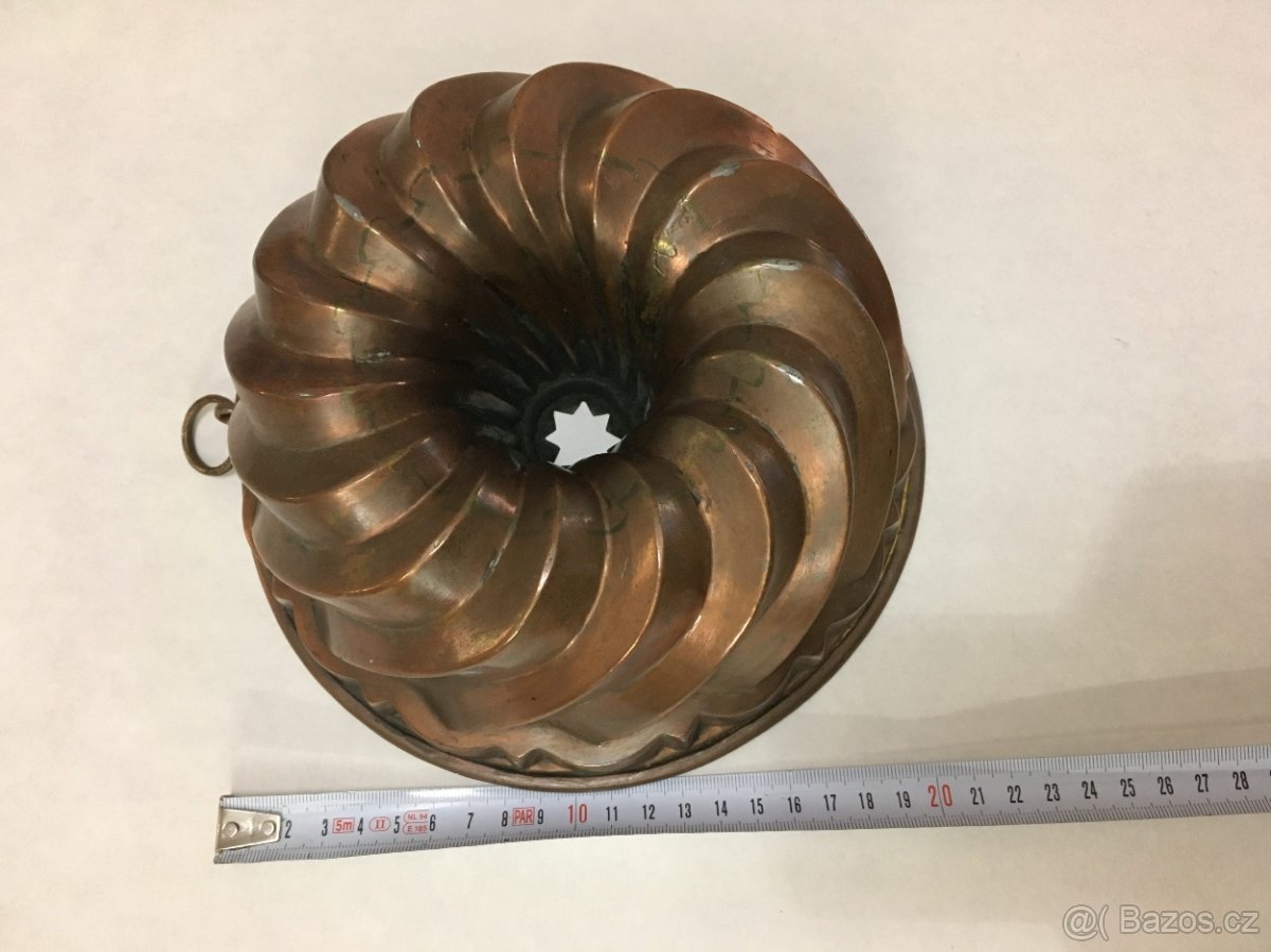 Měděné formy bábovka - 9