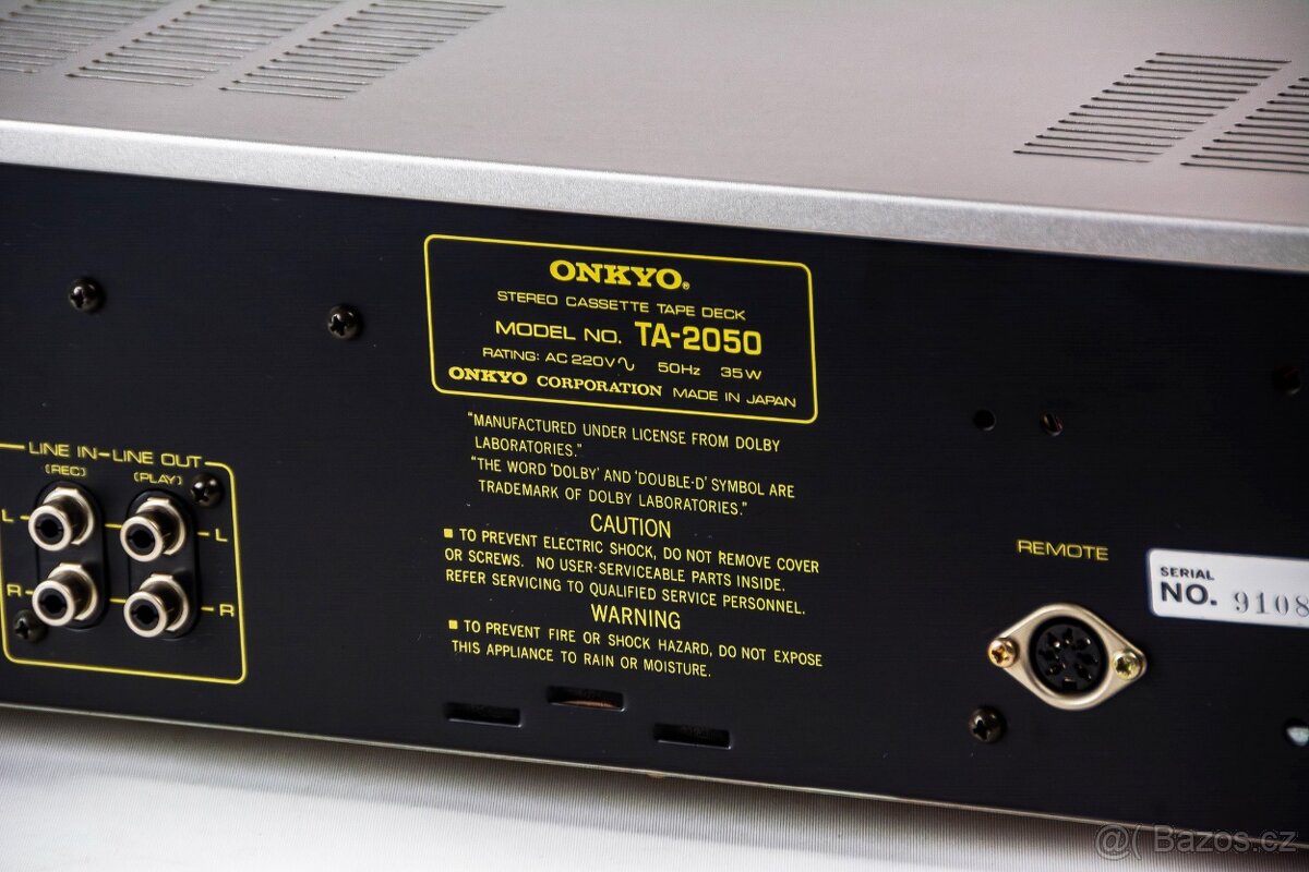 ONKYO TA-2050 / stříbrný japonský direct drive tapedeck - 9