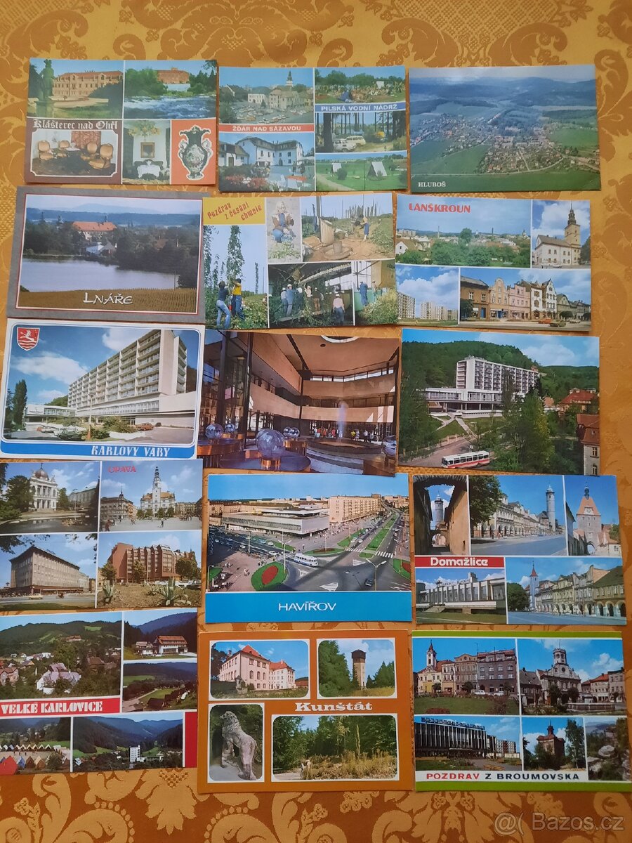 ČSSR sběratelské pohlednice 122 kusů Nové - 9