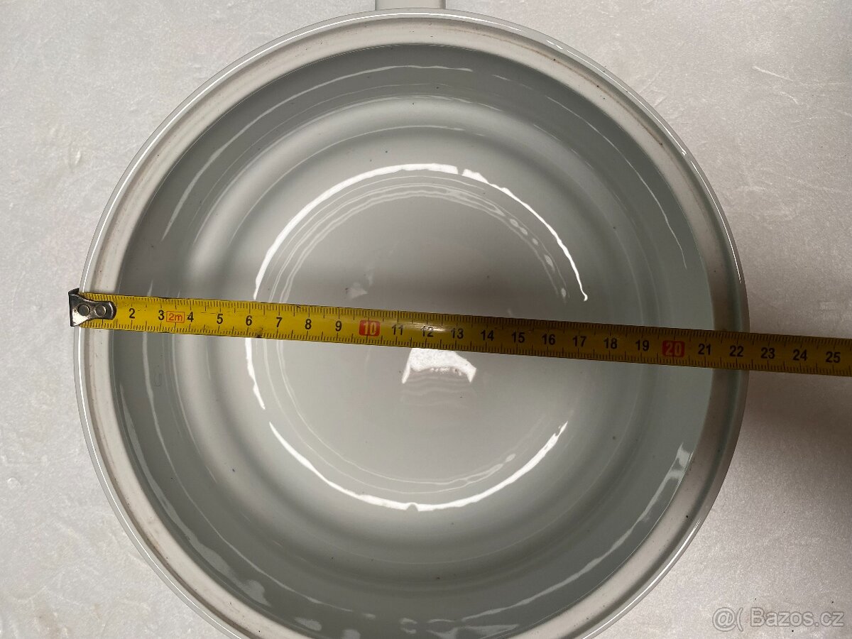 Polévkové mísy 2,6 l – sada 2 ks, 1x s víčkem - 9