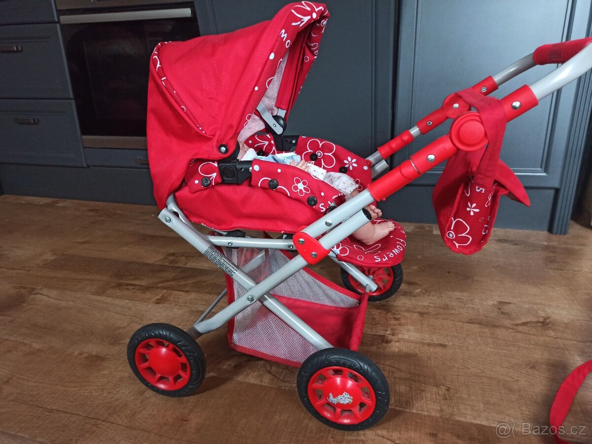 Kočárek na panenky a panenky - 9