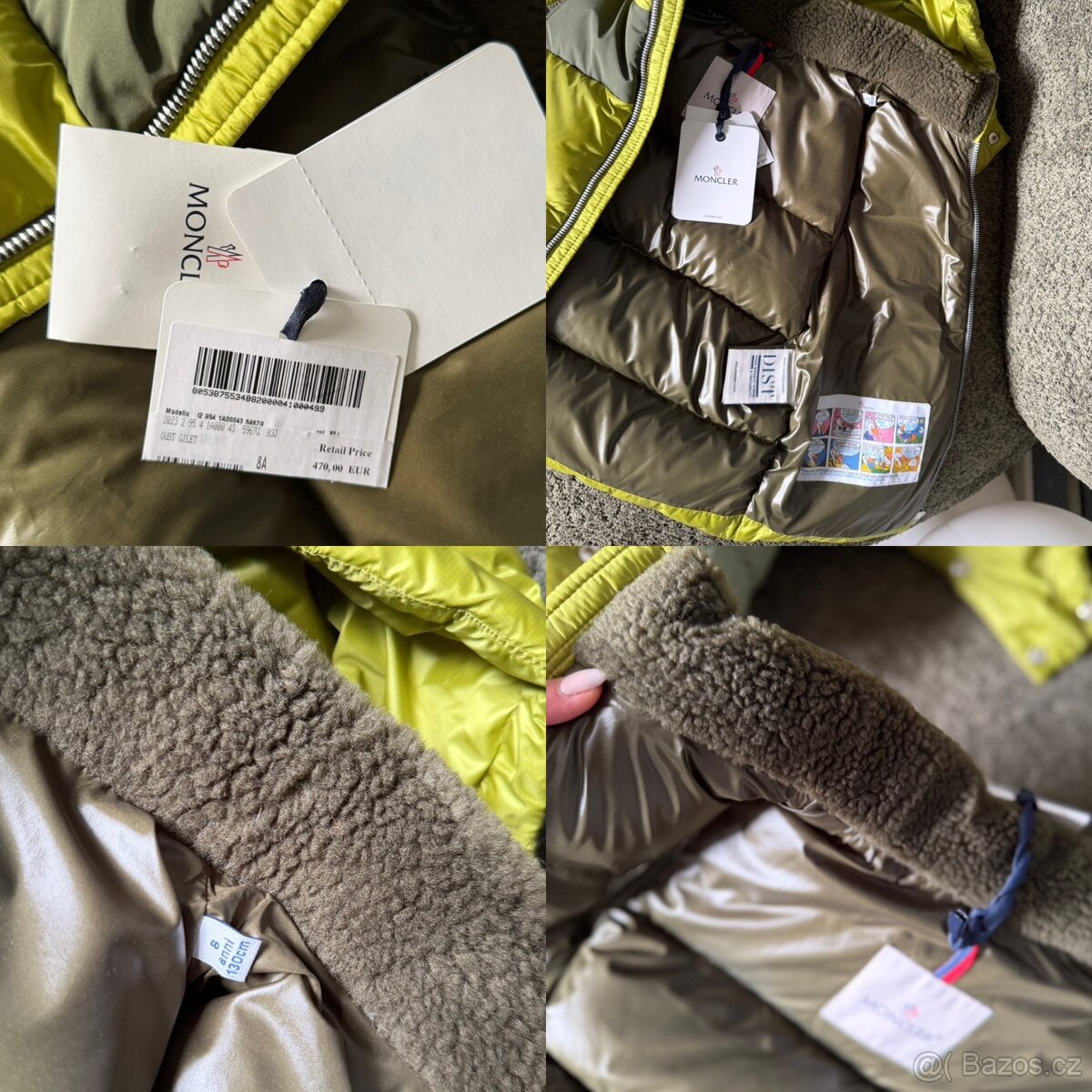 Luxusní, dětská vesta MONCLER - 9