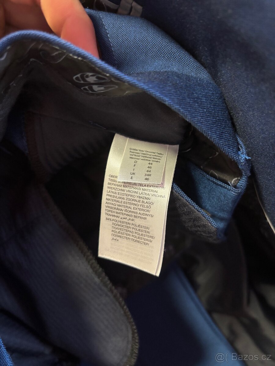 Modrý pánský oblek – sako + kalhoty - 9