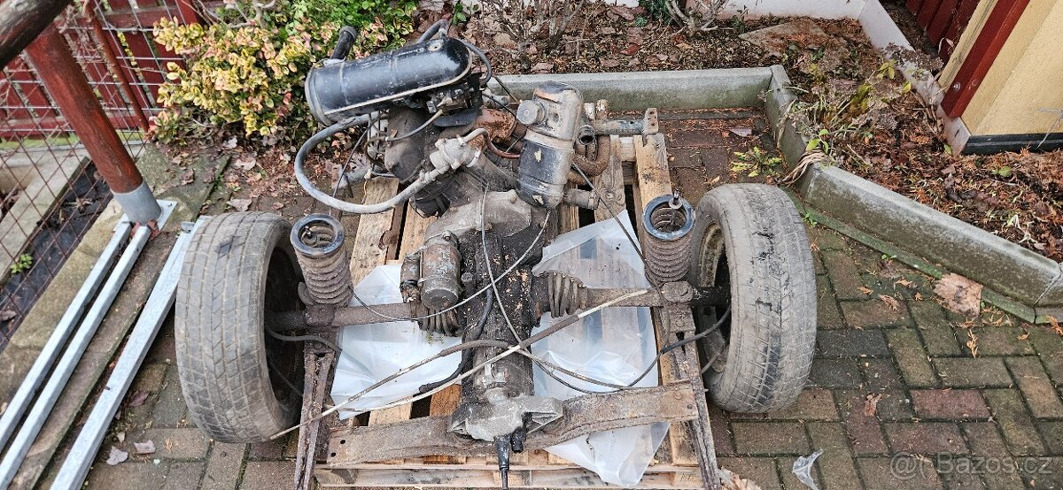 Škoda 120 motor s převodovkou - 9