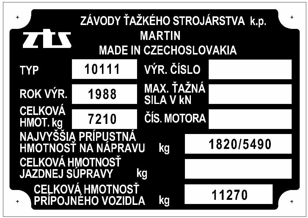 sada štítků Zetor 2011-5611 a další - 9