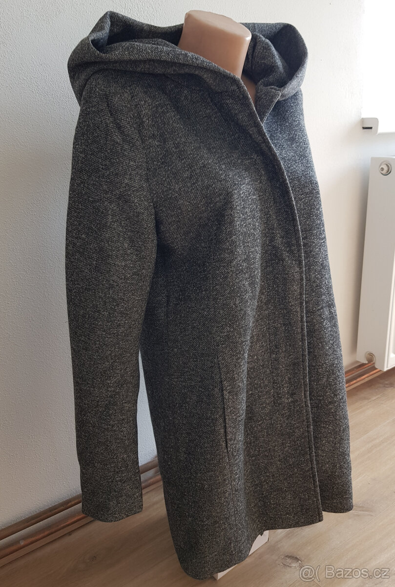 Šedý kabát ONLY vel. M - 9