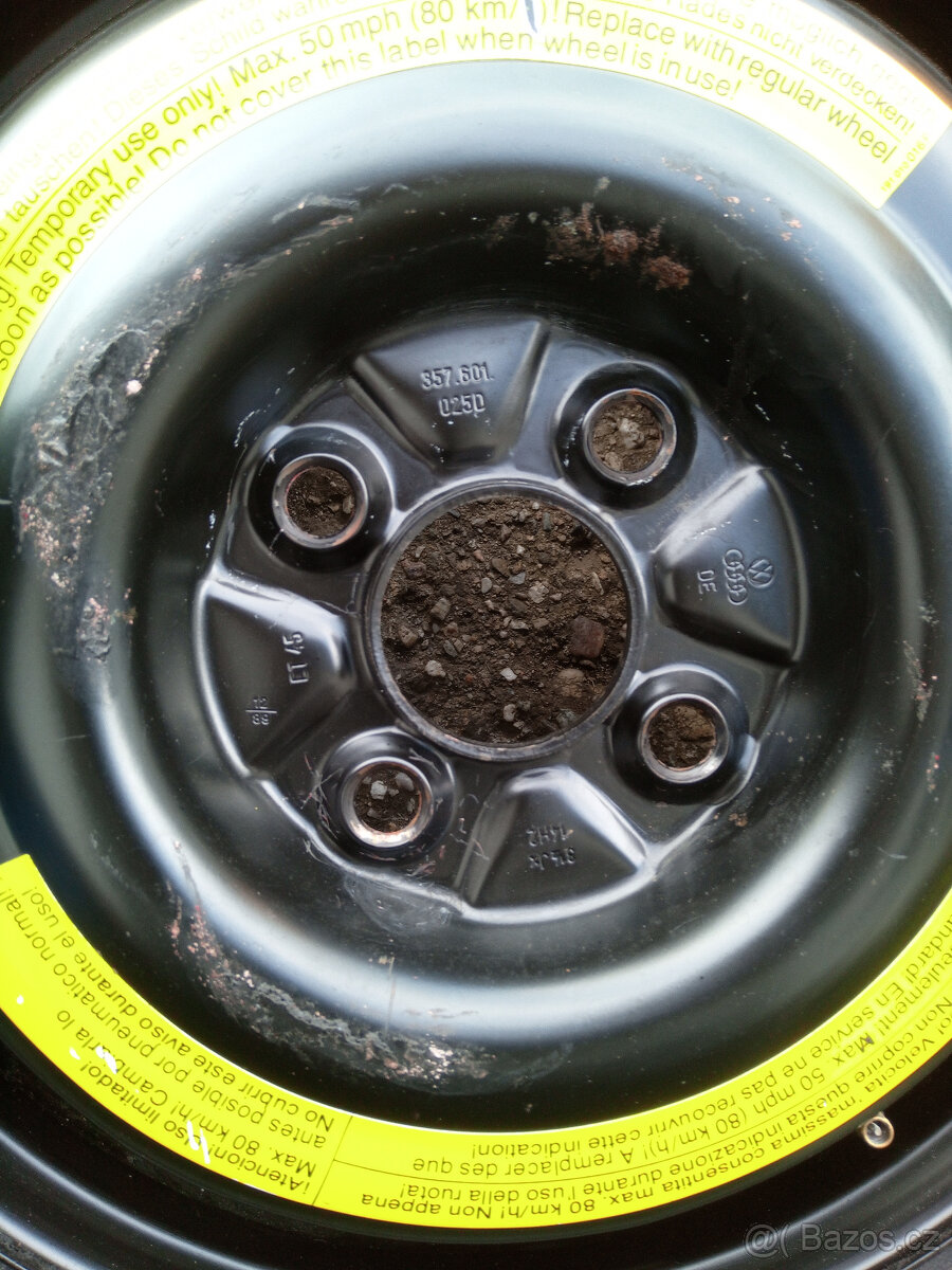 VW UP Škoda Citigo Seat Mii R14 dojezdové pneu - 9