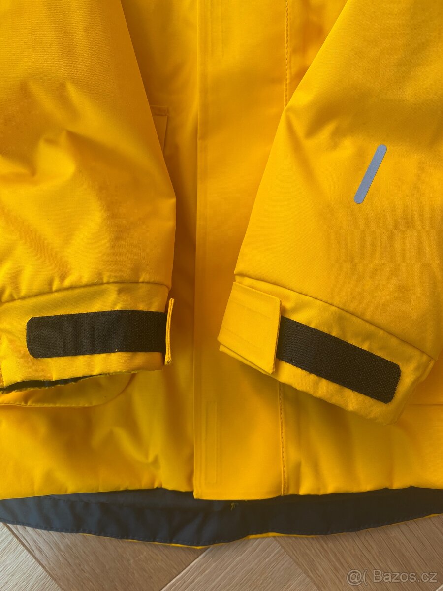 Dětský péřový membránový kabát Reima Serkku Warm Yellow 140 - 9