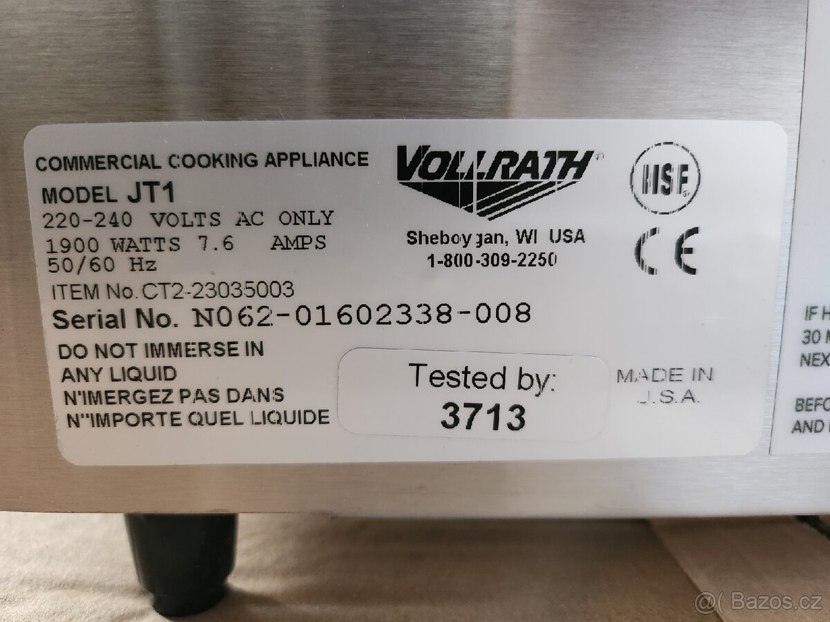 Průběžný gastro toaster Vollrath - 9