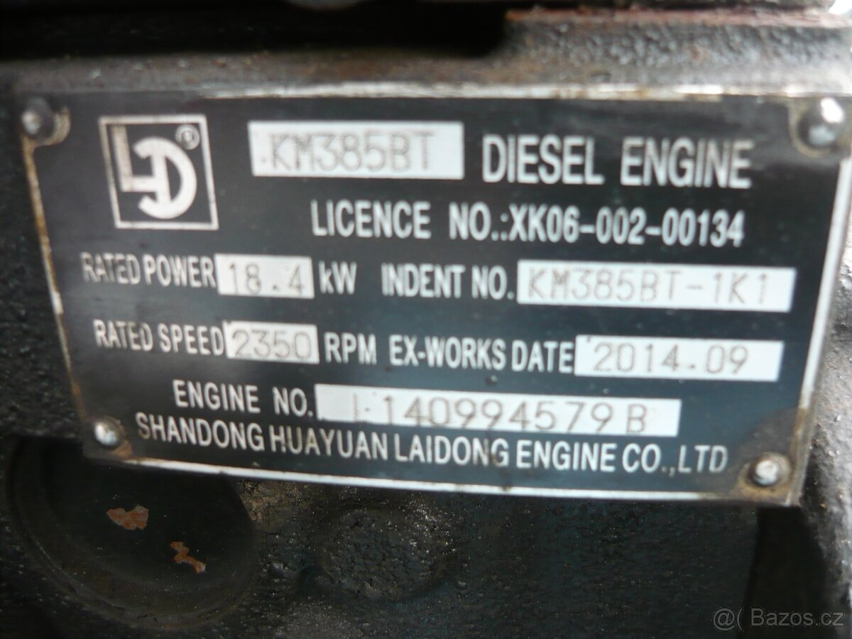 ČÍNSKÝ MOTOR LAIDONG - 3 válec - 9