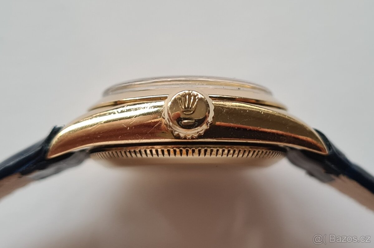 Zlaté dámské hodinky Rolex Oyster Perpetual 18K - 9