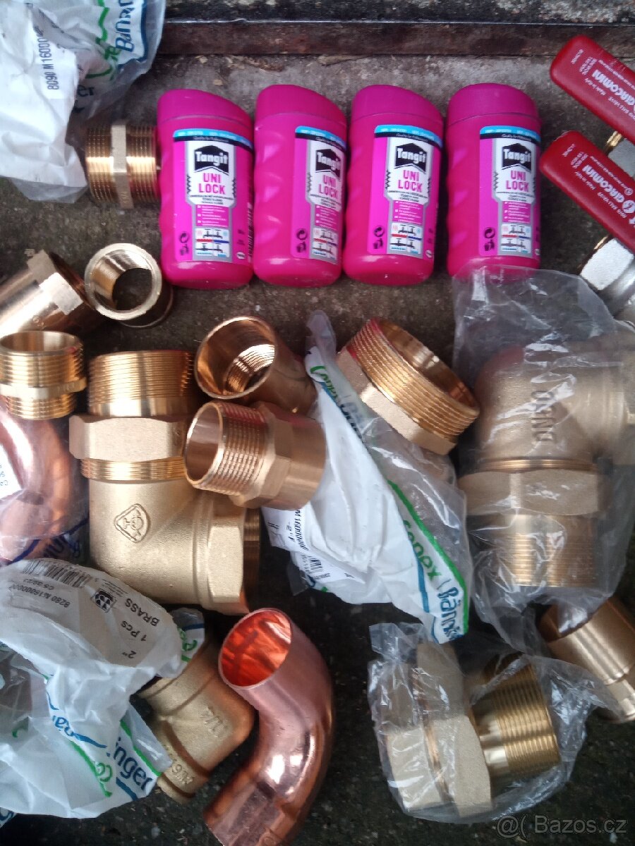 Lisovací nerez tvarovky Nirosan,mosazné a CU tvarovky - 9