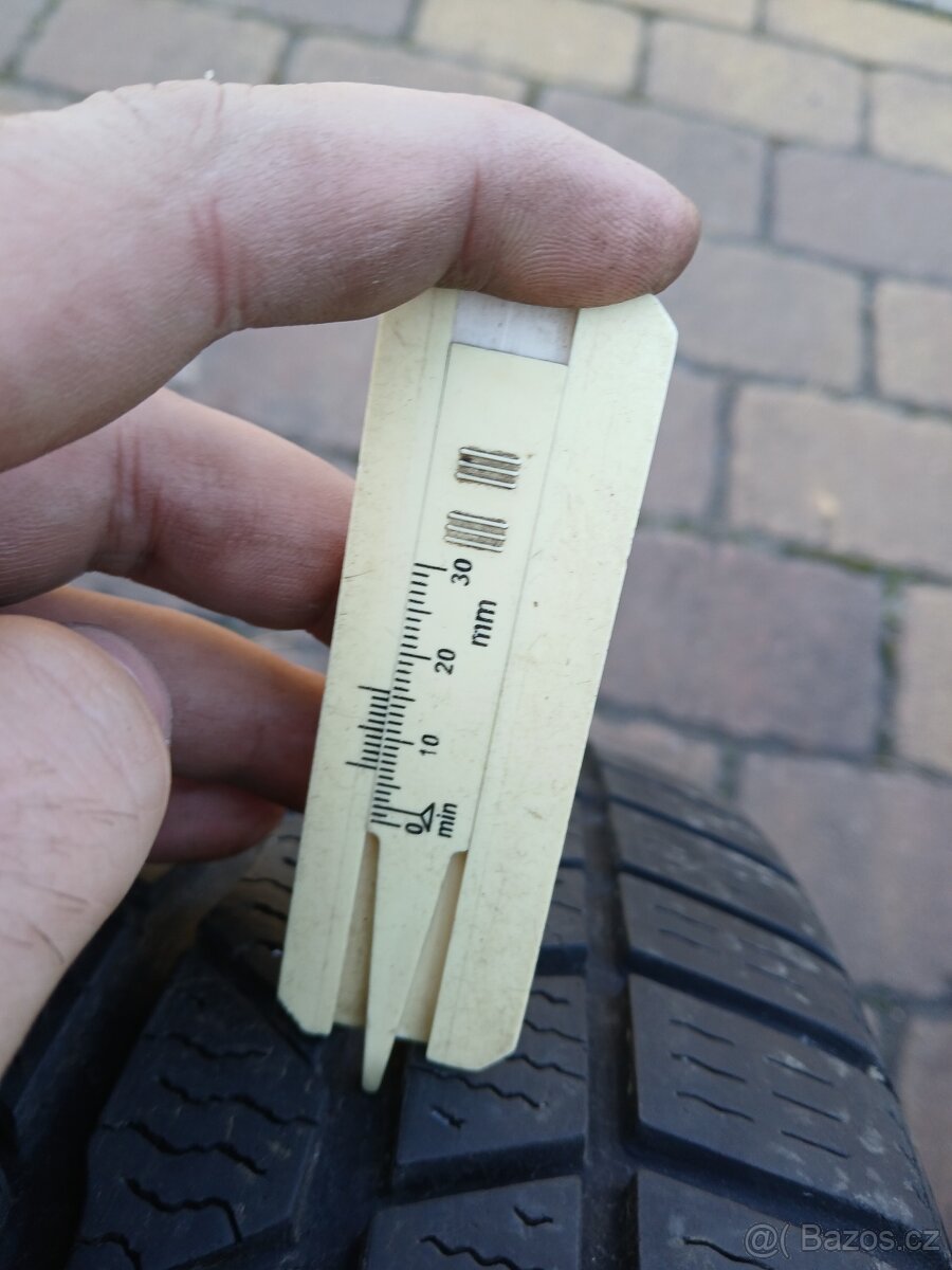 Plechová kola,sada,5x112,ET33,Conti,205/60 R16,2x7,5/2x6mm - 9