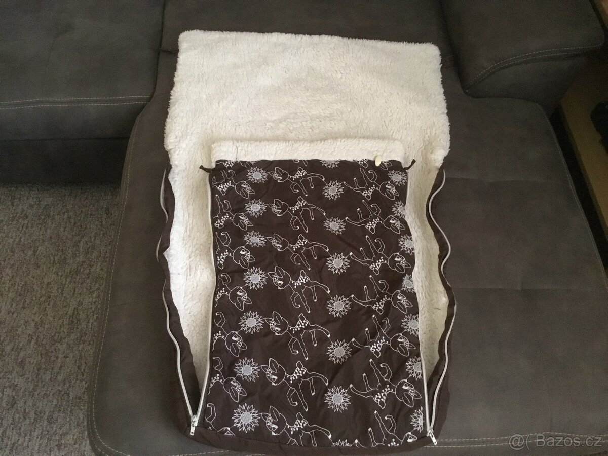 Kočárek zn. Deltim + zimní fusak - 9