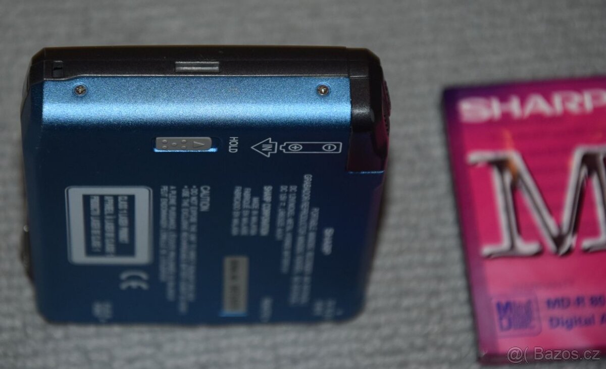 Minidisc SHARP MD-SR70, media, manual, příslušenství - 9