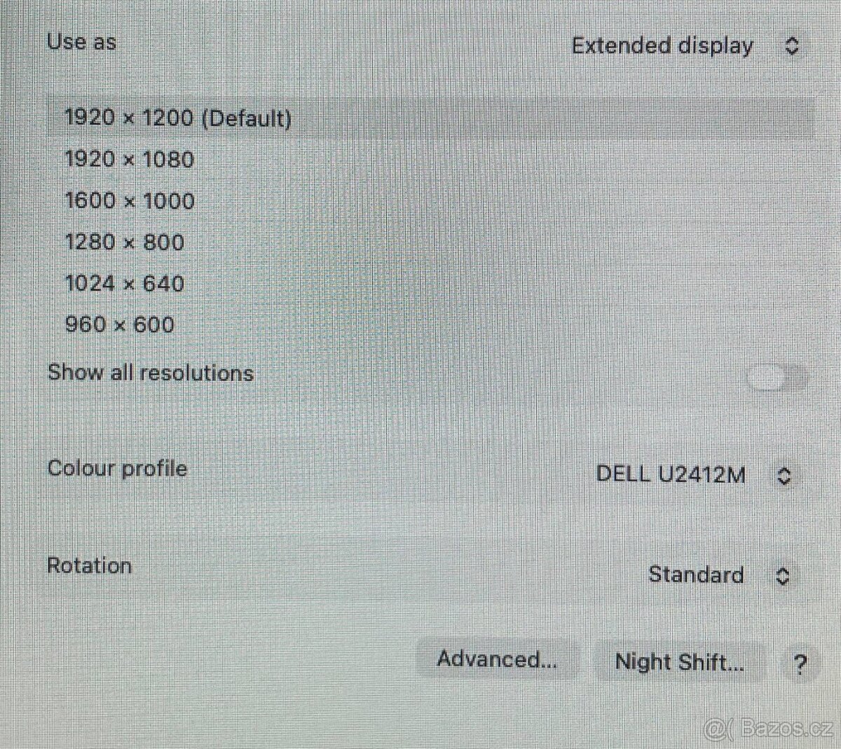 Dell U2412M -- 24 IPS - 9