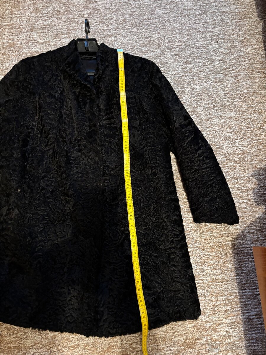 Vintage kožich z ovčí kožesiny - 9