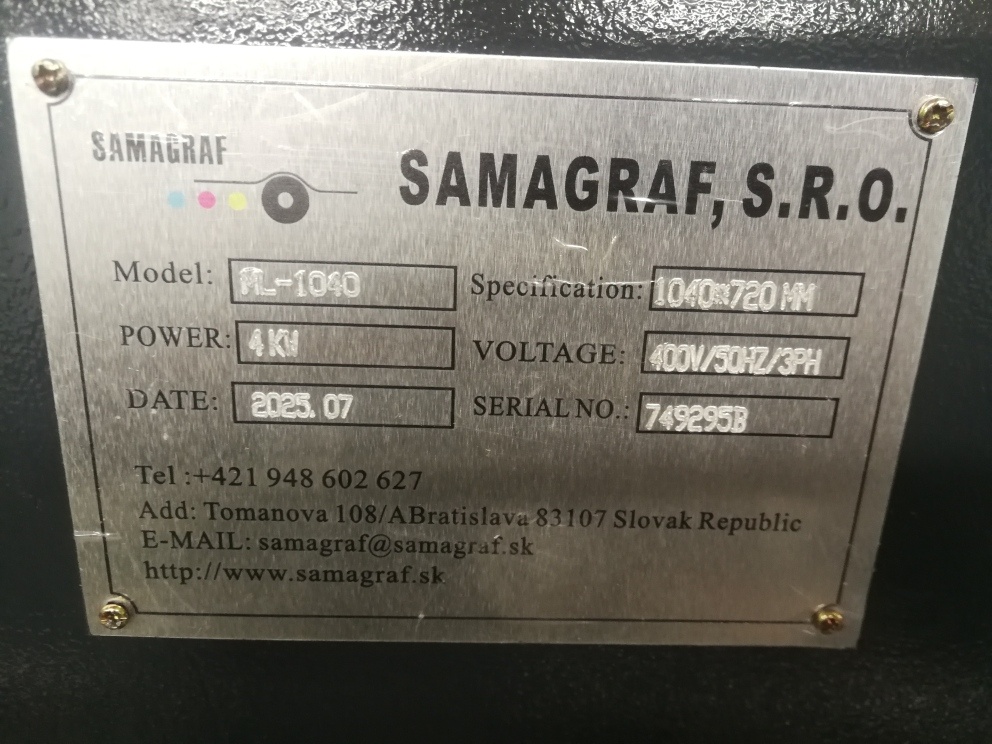 Výsekový príklop ML 1040 - 9