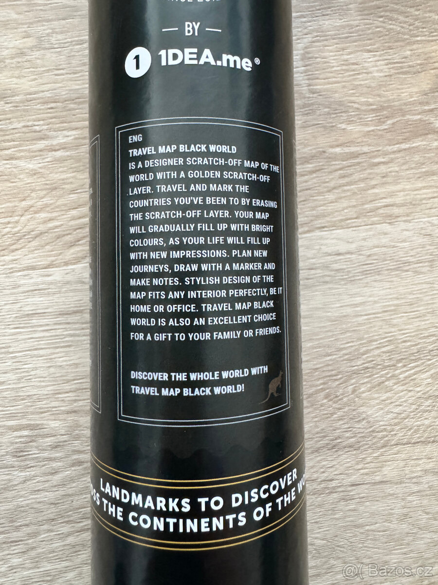 Stírací mapa světa - 9