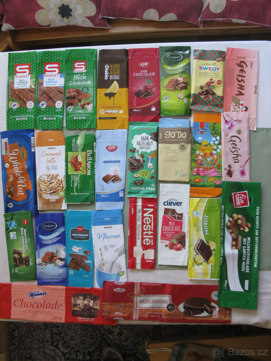 malé kalendáříky,čokoládové obaly,ubrousky - 9