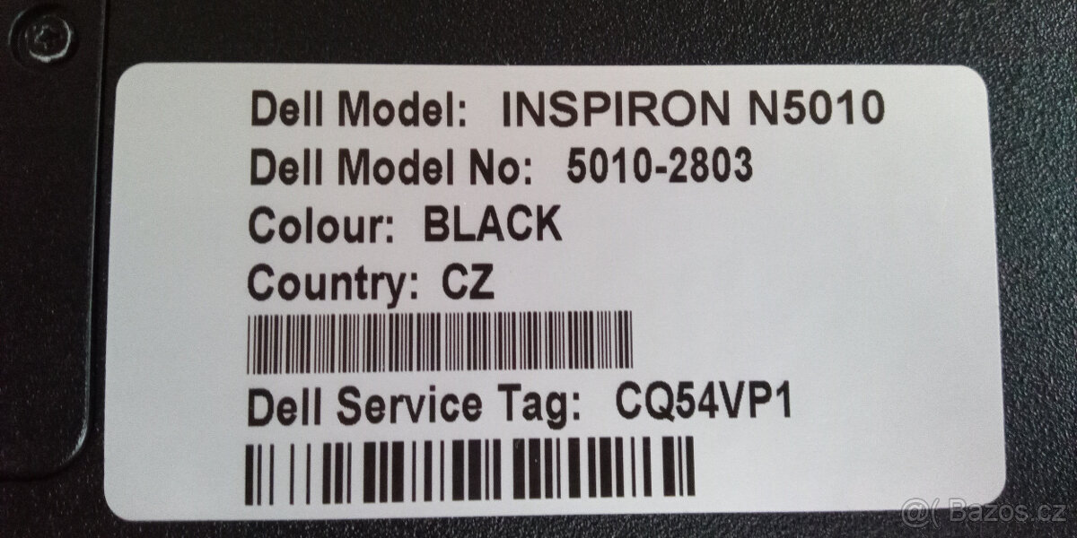 Notebook DELL Inspiron 5010 - 9