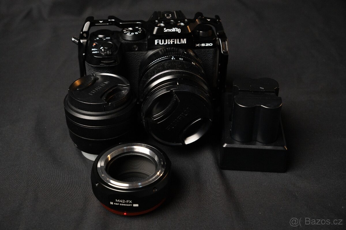Fujifilm XS-20 + Objektivy + příslušenství - 9