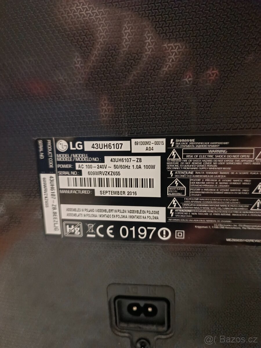 Smart televize značky LG 43 palců - 9