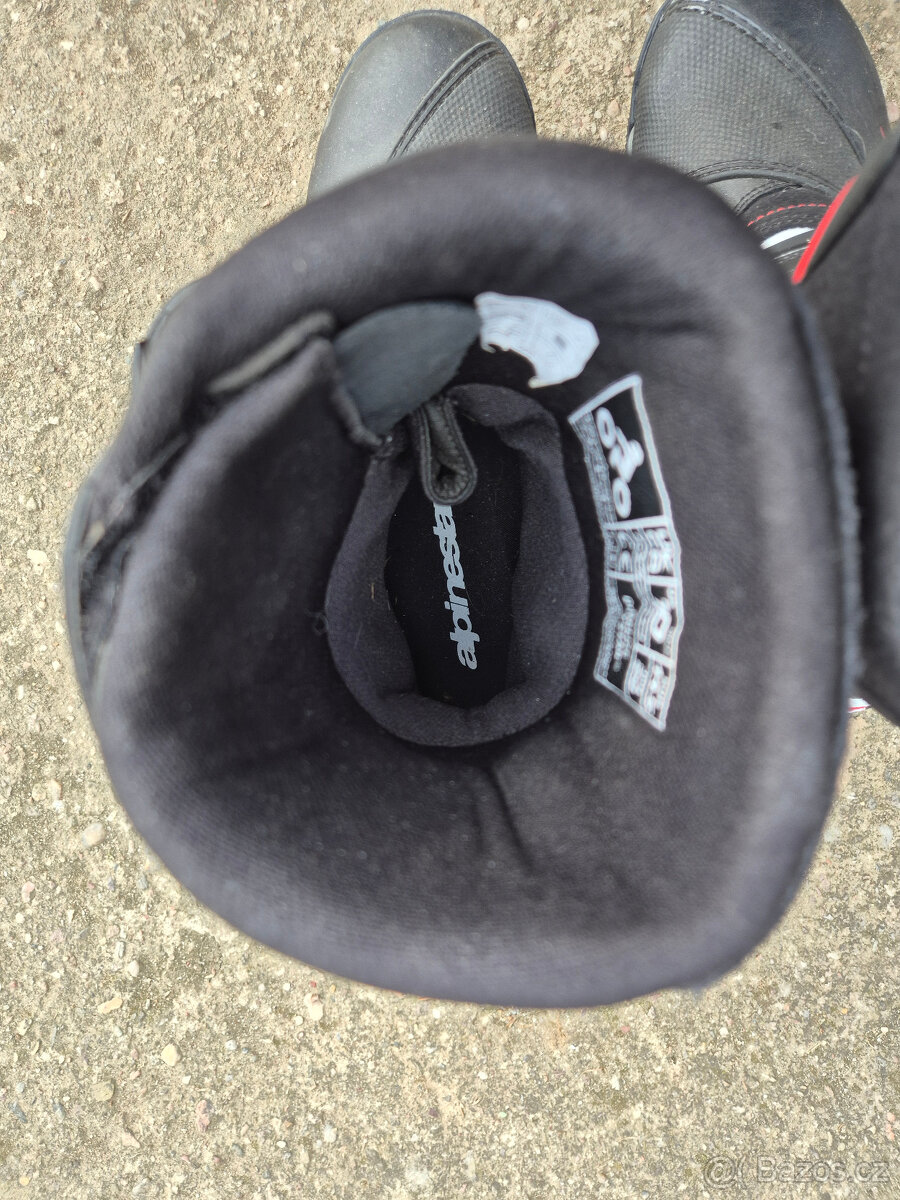Prodám boty alpinestars belize drystar honda - 9