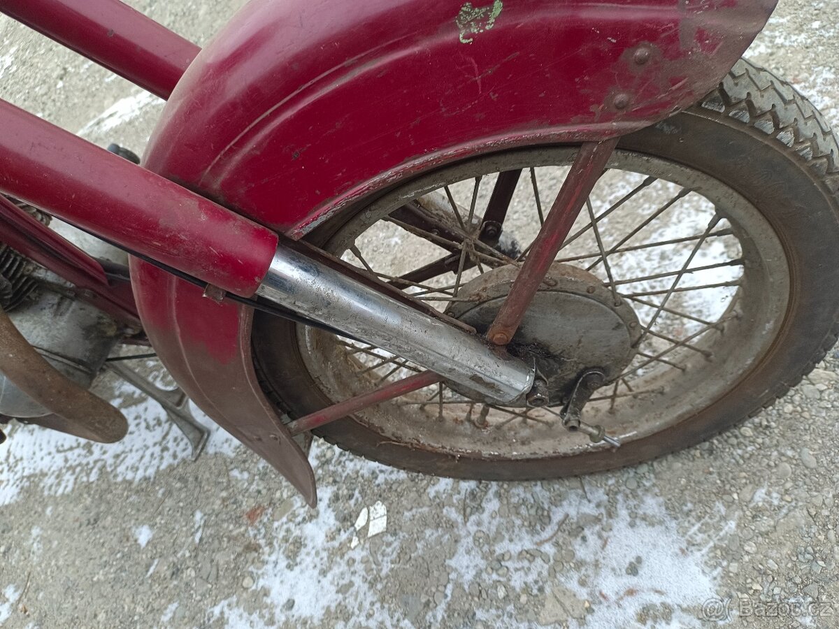 Jawa 250 půlbuben 1955 bez TP - 9
