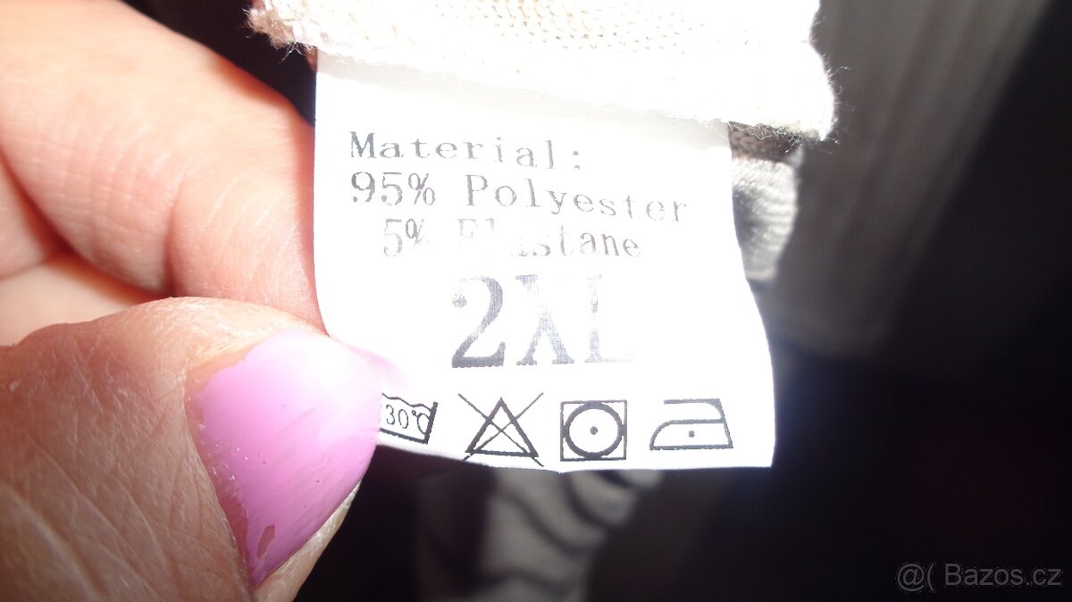 Béžové šaty NOVÉ vel.přibl.52-54 - 9