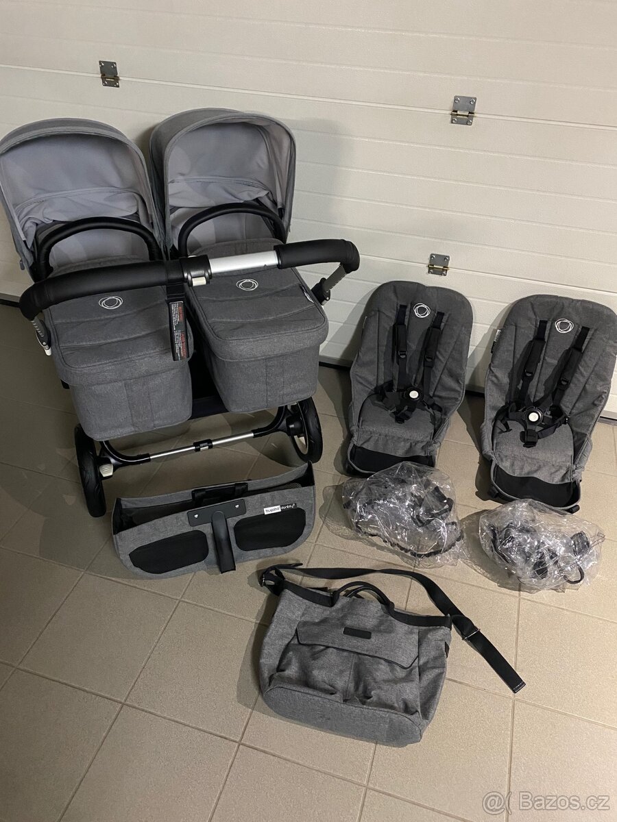🩶🩶 Bugaboo Donkey 2 TWIN grey melange 🩶🩶 - 9