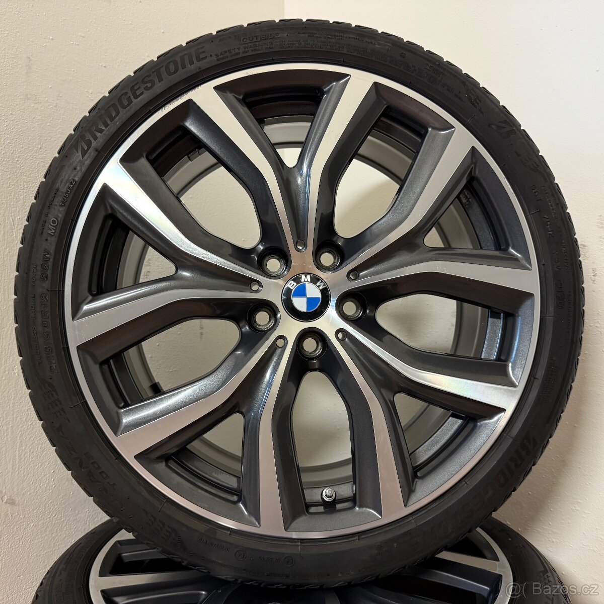 BMW X1/X2 5x112 R19 ET47+LETNÍ 225/40R19 6,5mm - 9